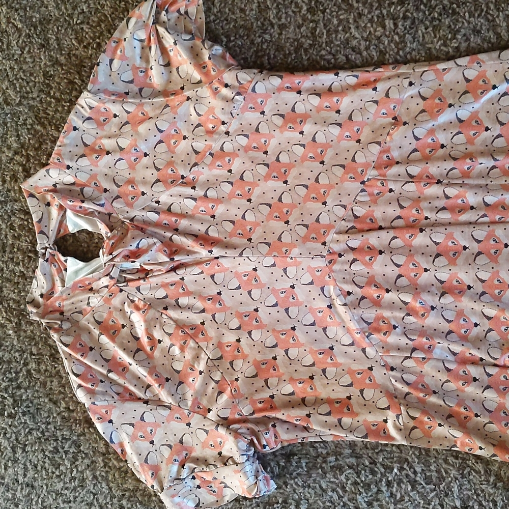 Lindy Bop Fox Dress Vintage Style